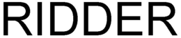 RIDDER trademark
