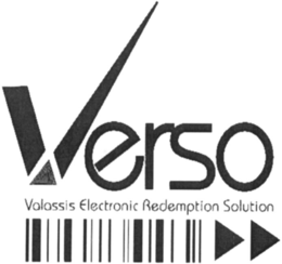VERSO VALASSIS ELECTRONIC REDEMPTION SOLUTION trademark
