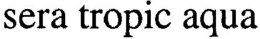 SERA TROPIC AQUA trademark