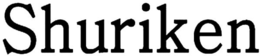 SHURIKEN trademark