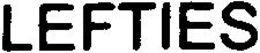 LEFTIES trademark