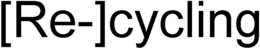 [RE-]CYCLING trademark