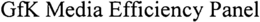 GFK MEDIA EFFICIENCY PANEL trademark