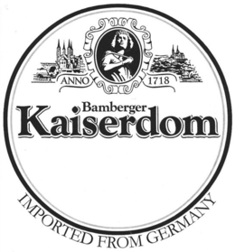 BAMBERGER KAISERDOM IMPORTED FROM GERMANY trademark