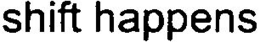 SHIFT HAPPENS trademark