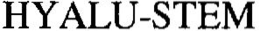 HYALU-STEM trademark
