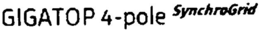 GIGATOP4-POLE SYNCHROGRID trademark