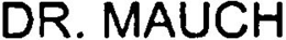 DR. MAUCH trademark