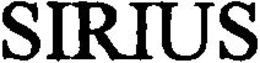 SIRIUS trademark