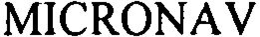 MICRONAV trademark