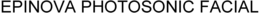 EPINOVA PHOTOSONIC FACIAL trademark