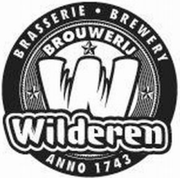 BROUWERIJ WILDEREN W BRASSERIE · BREWERY AMNO 1743 trademark