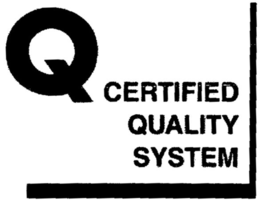 Q CERTIFIED QUALITY SYSTEM trademark