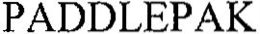 PADDLEPAK trademark