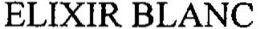 EXILIR BLANC trademark