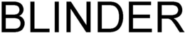 BLINDER trademark
