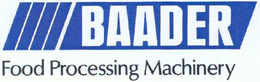 BAADER FOOD PROCESSING MACHINERY trademark