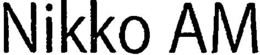 NIKKO AM trademark
