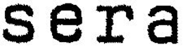 SERA trademark
