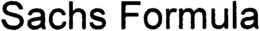 SACHS FORMULA trademark
