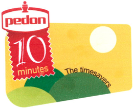 PEDON 10 MINUTES THE TIMESAVERS trademark