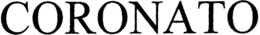 CORONATO trademark