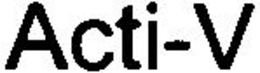 ACTI-V trademark