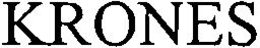 KRONES trademark