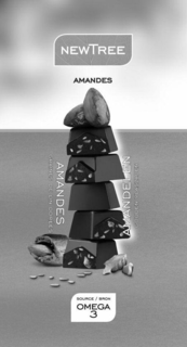 NEWTREE AMANDES AMANDES GRAINES DE LIN DORÉES AMANDELEN GOUDEN VLASZADEN SOURCE / BRON OMEGA 3 trademark