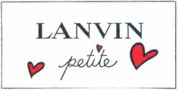 LANVIN PETITE trademark