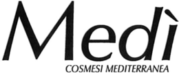 MEDÌ COSMESI MEDITERRANEA trademark