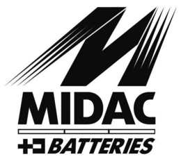 M MIDAC BATTERIES trademark