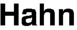 HAHN trademark