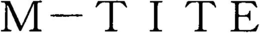 M-T I T E trademark
