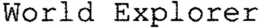 WORLD EXPLORER trademark