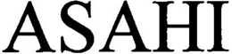 ASAHI trademark