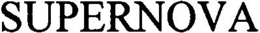 SUPERNOVA trademark