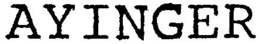 AYINGER trademark