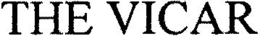 THE VICAR trademark