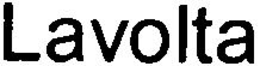 LAVOLTA trademark
