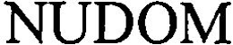 NUDOM trademark