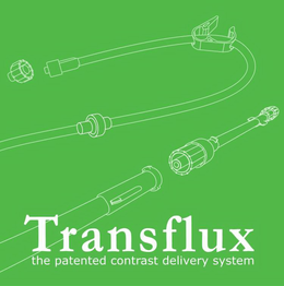 TRANSFLUX THE PATENTED CONTRAST DELIVERYSYSTEM trademark