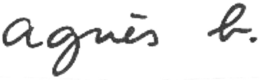 AGNÈS B. trademark