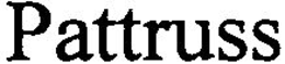 PATTRUSS trademark
