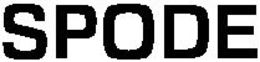 SPODE trademark