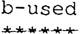 B-USED trademark