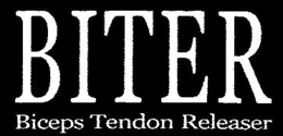 BITER BICEPS TENDON RELEASER trademark