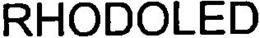 RHODOLED trademark
