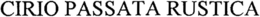 CIRIO PASSATA RUSTICA trademark