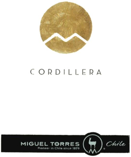 CORDILLERA MIGUEL TORRES PIONEER IN CHILE SINCE 1979 M CHILE M trademark